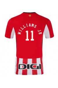 Athletic Bilbao Nico Williams #11 Jalkapallovaatteet Kotipaita 2024-25 Lyhythihainen